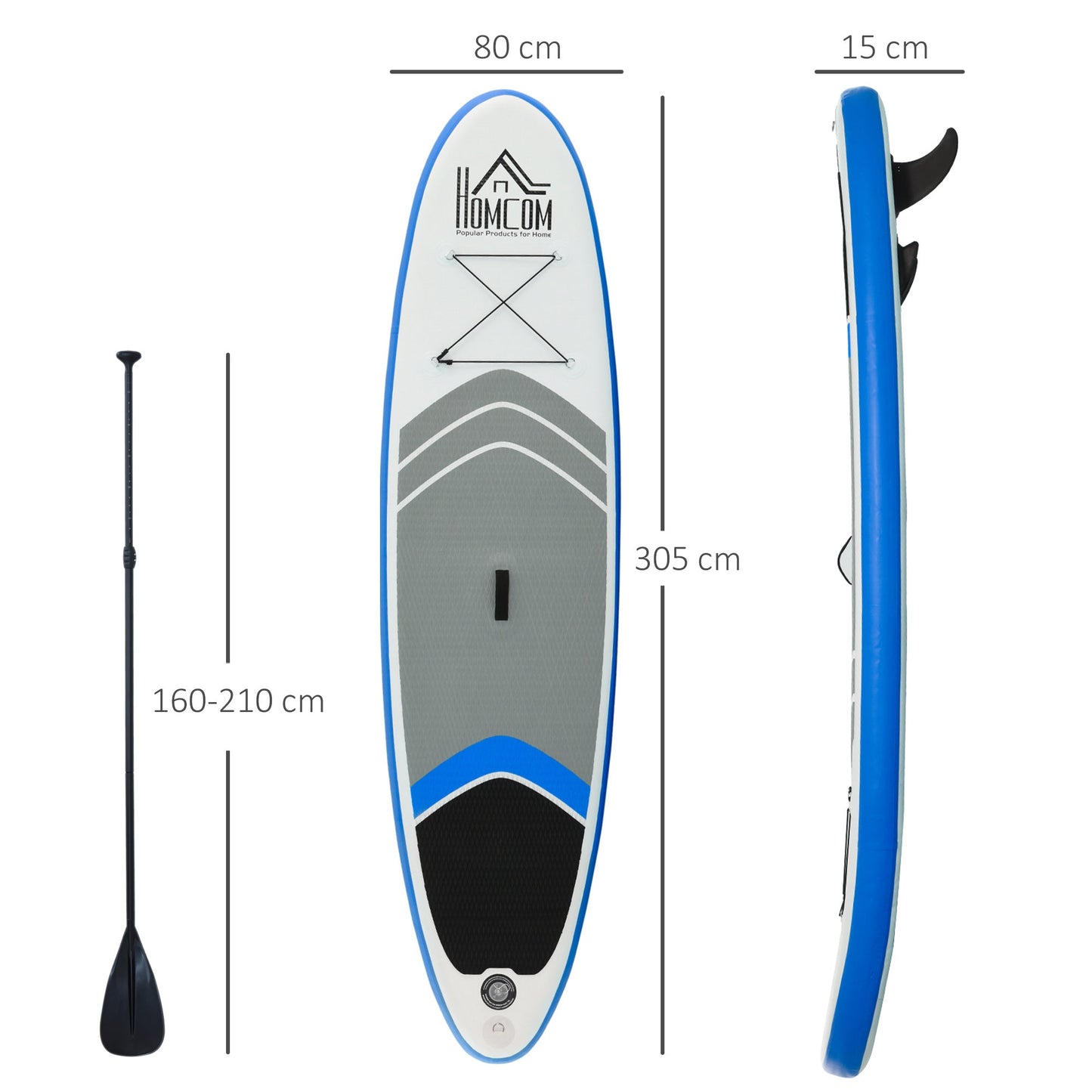 Stand Up Paddle Board SUP Accessory Carry Bag Adj Paddle Pump Leash Inflatable Paddle Board-2